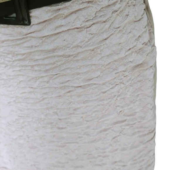 Top Site Paris Ruched Mini Dress with Belt Tan - Picture 5 of 8